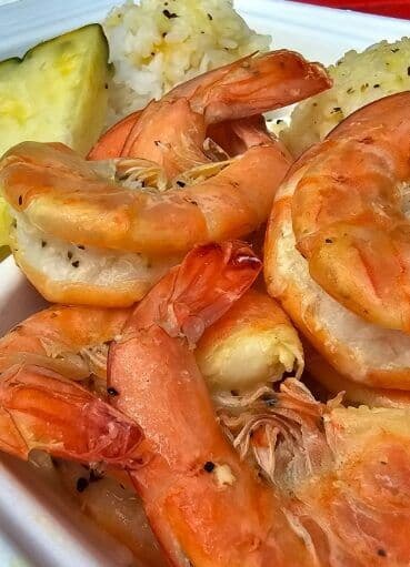 Sajian Udang Bawang Putih Kahuku Asli North Shore